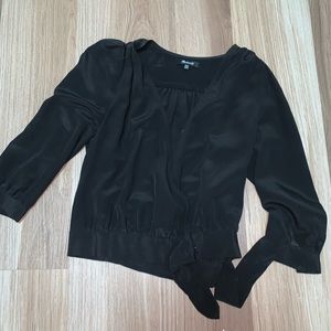 NWOT Madewell tie-front v-neck top